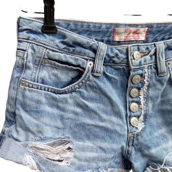 Free People We The Free Romeo Rolled Cut Off Shorts - Picture 6 of 12